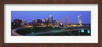 Kansas City, Missouri at Night Fine Art Print