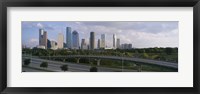 Houston Skyline from a Distance, Texas, USA Fine Art Print