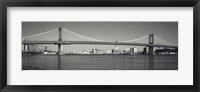Manhattan Bridge across the East River, New York City, New York State, USA Fine Art Print