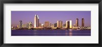 Skyscrapers in a city, San Diego, San Diego County, California, USA Fine Art Print