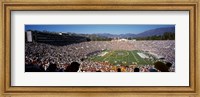 Spectators watching a football match, Rose Bowl Stadium, Pasadena, City of Los Angeles, Los Angeles County, California, USA Fine Art Print
