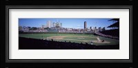 Baseball match in progress, Wrigley Field, Chicago, Cook County, Illinois, USA Fine Art Print