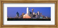 Night skyline, Dallas, Texas Fine Art Print