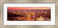 Aerial Las Vegas NV USA Fine Art Print