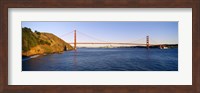 Suspension bridge across the sea, Golden Gate Bridge, San Francisco, California, USA Fine Art Print
