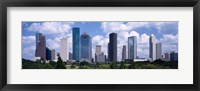 Skyscrapers in a city, Houston, Texas, USA Fine Art Print