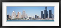 Close-Up of Detroit Skyline Fine Art Print