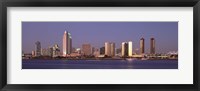 San Diego Skyline, California at dusk Fine Art Print