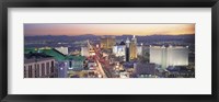 The Strip at dusk, Las Vegas NV Fine Art Print