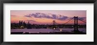 Bridge across a river, Ben Franklin Bridge, Philadelphia, Pennsylvania, USA Fine Art Print