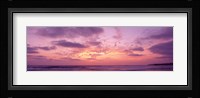 Clouds in the sky at sunset, Pacific Beach, San Diego, California, USA Fine Art Print