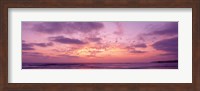 Clouds in the sky at sunset, Pacific Beach, San Diego, California, USA Fine Art Print