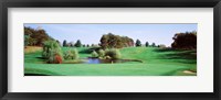 Pond at a golf course, Baltimore Country Club, Baltimore, Maryland, USA Fine Art Print