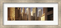 Close up of Skyscrapers in Chicago Fine Art Print