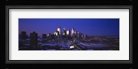 Skyscrapers at dusk, Minneapolis, Minnesota, USA Fine Art Print