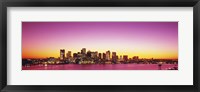 Sunset, Boston, Massachusetts, USA Fine Art Print