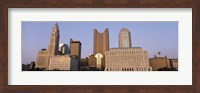 Buildings in a city, Columbus, Franklin County, Ohio, USA Fine Art Print