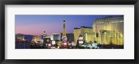 The Strip dusk Las Vegas NV USA Fine Art Print