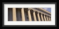 Shelby County Courthouse columns Memphis TN USA Fine Art Print
