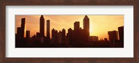 Sunset Skyline, Atlanta, Georgia, USA Fine Art Print