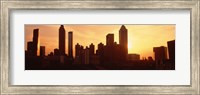 Sunset Skyline, Atlanta, Georgia, USA Fine Art Print