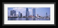 Skyscrapers at the waterfront, Main Street Bridge, St. John's River, Jacksonville, Florida, USA Fine Art Print