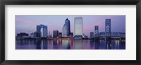 Skyscrapers On The Waterfront, St. John's River, Jacksonville, Florida, USA Fine Art Print