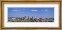 Aerial view of a city, St. Louis, Missouri, USA Fine Art Print