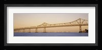 Low angle view of a bridge, Bay Bridge, California, USA Fine Art Print