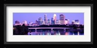 Minneapolis in Purple Fine Art Print