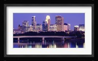 Minneapolis at Night Fine Art Print