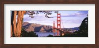 Golden Gate Bridge with Mountains Fine Art Print