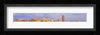 Buffalo skyline, Niagara River, Erie County, New York State Fine Art Print