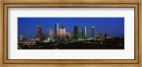 Houston, Texas Skyline at Night Fine Art Print