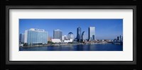 Buildings at the waterfront, St. John's River, Jacksonville, Florida, USA Fine Art Print
