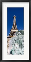 Fountain Eiffel Tower Las Vegas NV Fine Art Print