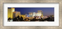 Las Vegas at dusk, Nevada Fine Art Print
