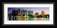 Skyline At Dusk, Orlando, Florida, USA Fine Art Print