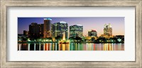 Skyline At Dusk, Orlando, Florida, USA Fine Art Print