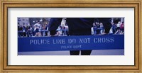 Group of people running in a marathon, New York City, New York State, USA Fine Art Print