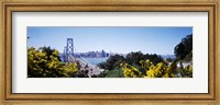 Bay Bridge In San Francisco, San Francisco, California, USA Fine Art Print