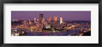 Night view of Pittsburgh Fine Art Print