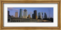 Low Angle View Of Buildings, Houston, Texas, USA Fine Art Print