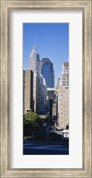 Low angle view of Manhattan skyscrapers, New York City Fine Art Print