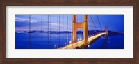 Golden Gate Bridge Lit Up (close up view) Fine Art Print