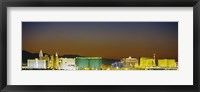 Las Vegas skyline at night, Nevada Fine Art Print