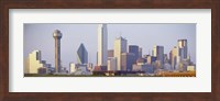 Buildings in a city, Dallas Fine Art Print