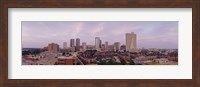Skyscrapers in a city, Fort Worth, Texas, USA Fine Art Print