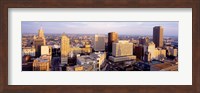 High angle view of a cityscape, Buffalo, New York State, USA Fine Art Print