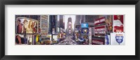 Dusk, Times Square, NYC, New York City, New York State, USA Fine Art Print